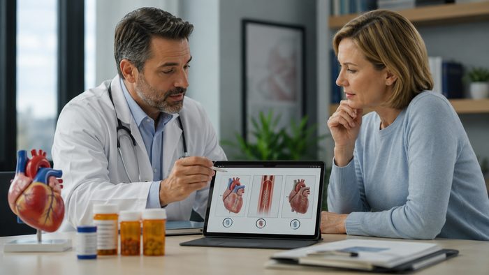 Cardiology treatment comparison consultation