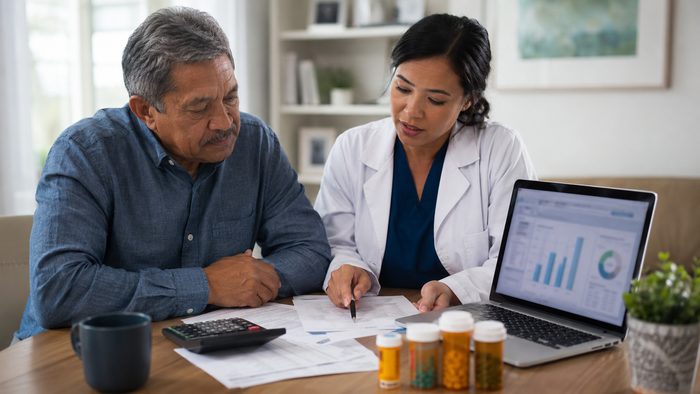 Healthcare medication cost consultation